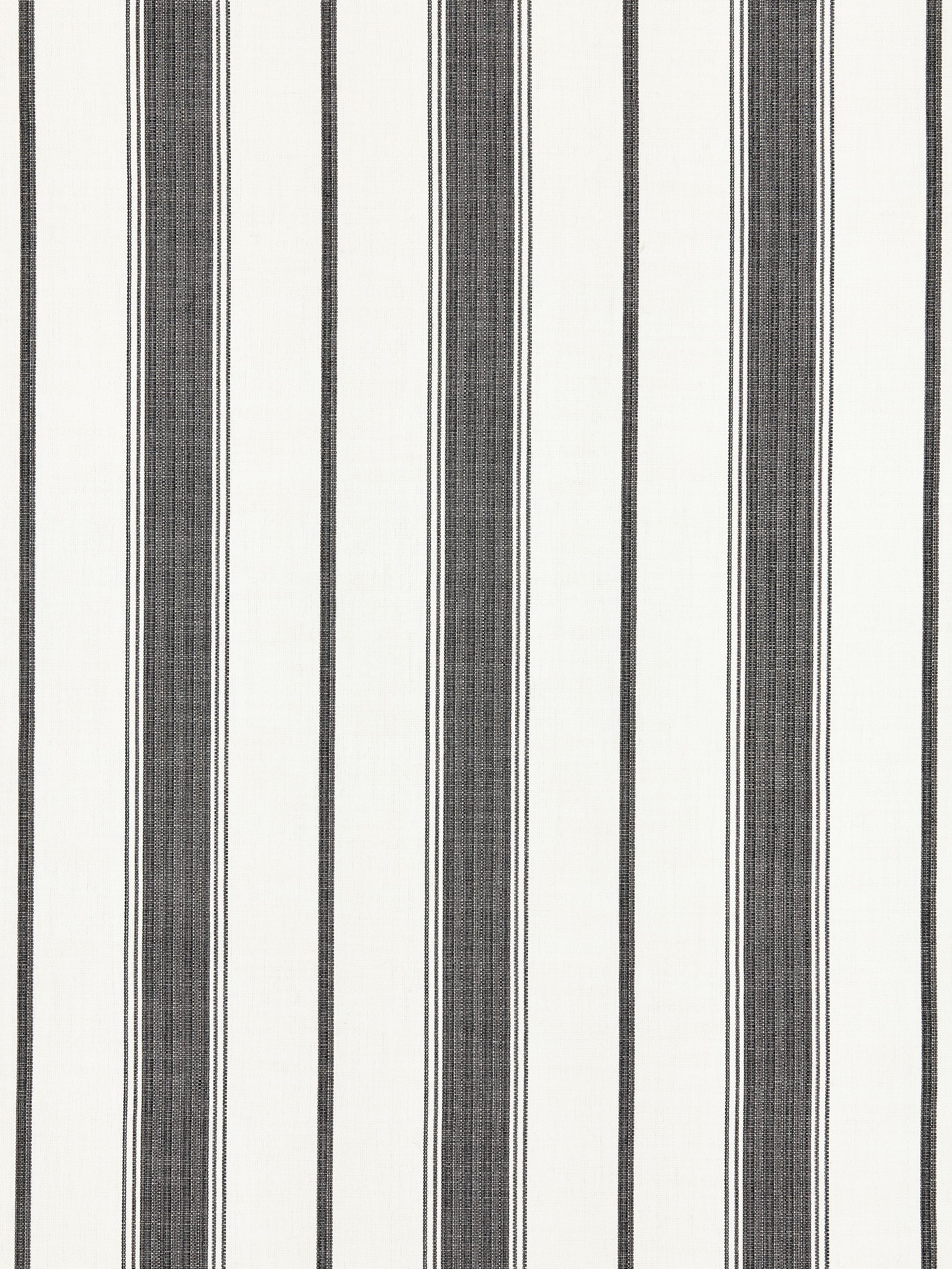 SCALAMANDRE  SCONSET STRIPE FABRIC CARBON   - SC 000527110