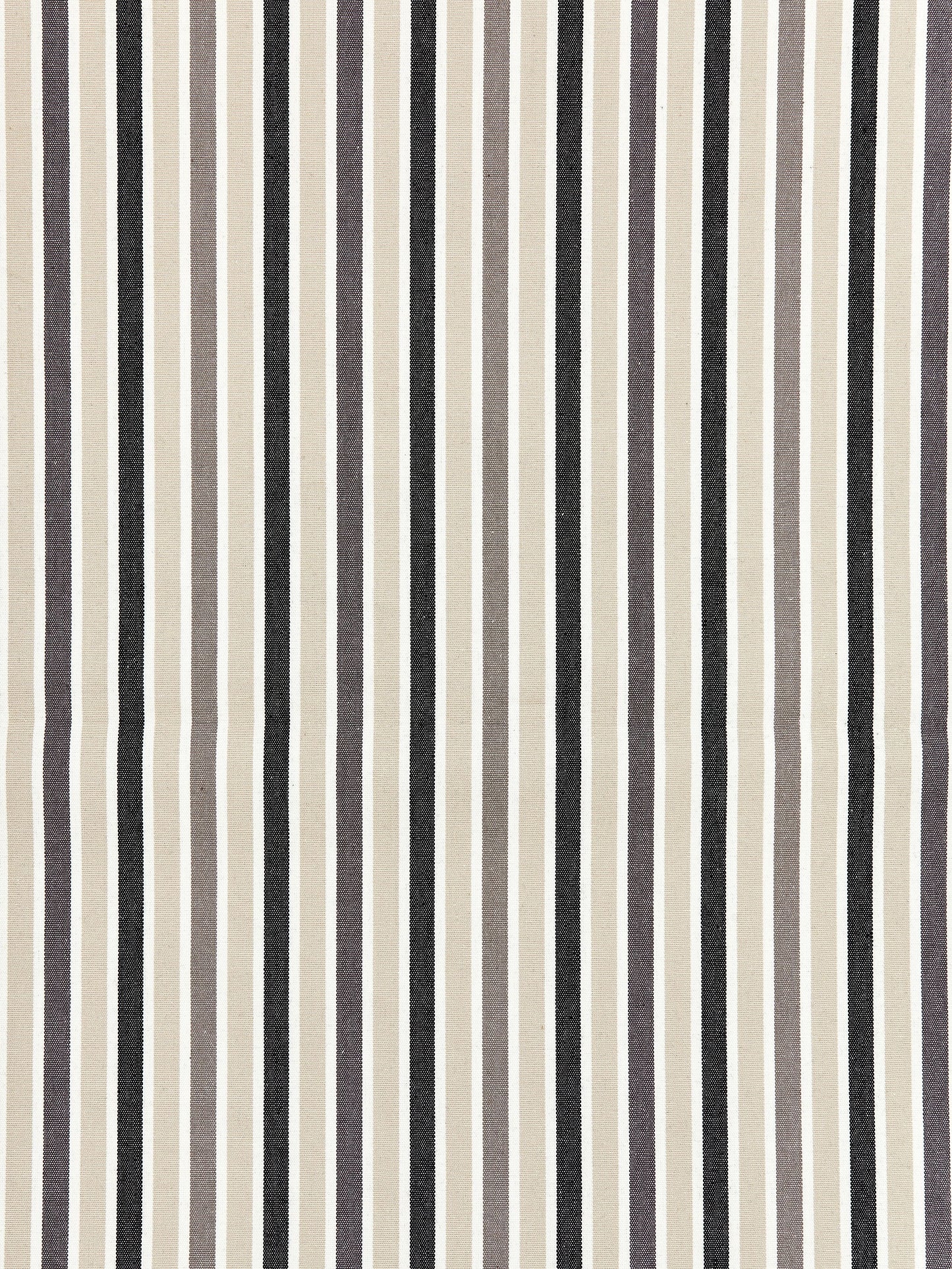 SCALAMANDRE  LEEDS COTTON STRIPE FABRIC STONE   - SC 000527114