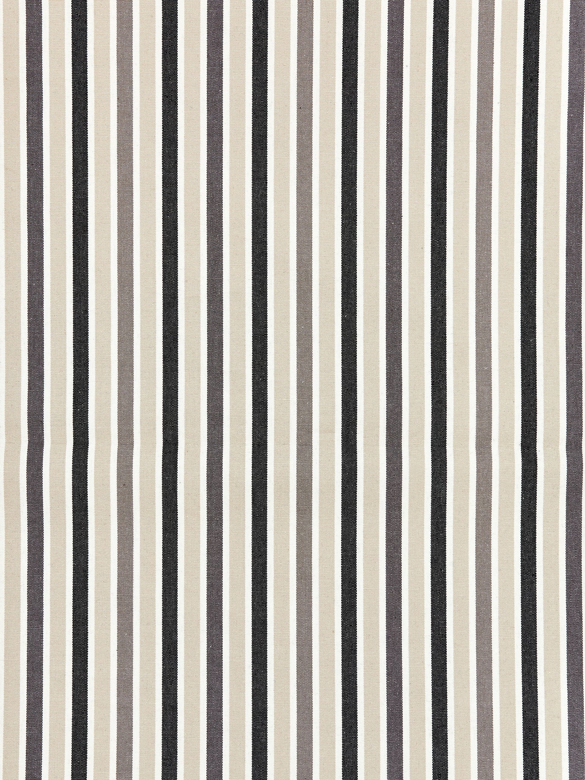 SCALAMANDRE  LEEDS COTTON STRIPE FABRIC STONE   - SC 000527114