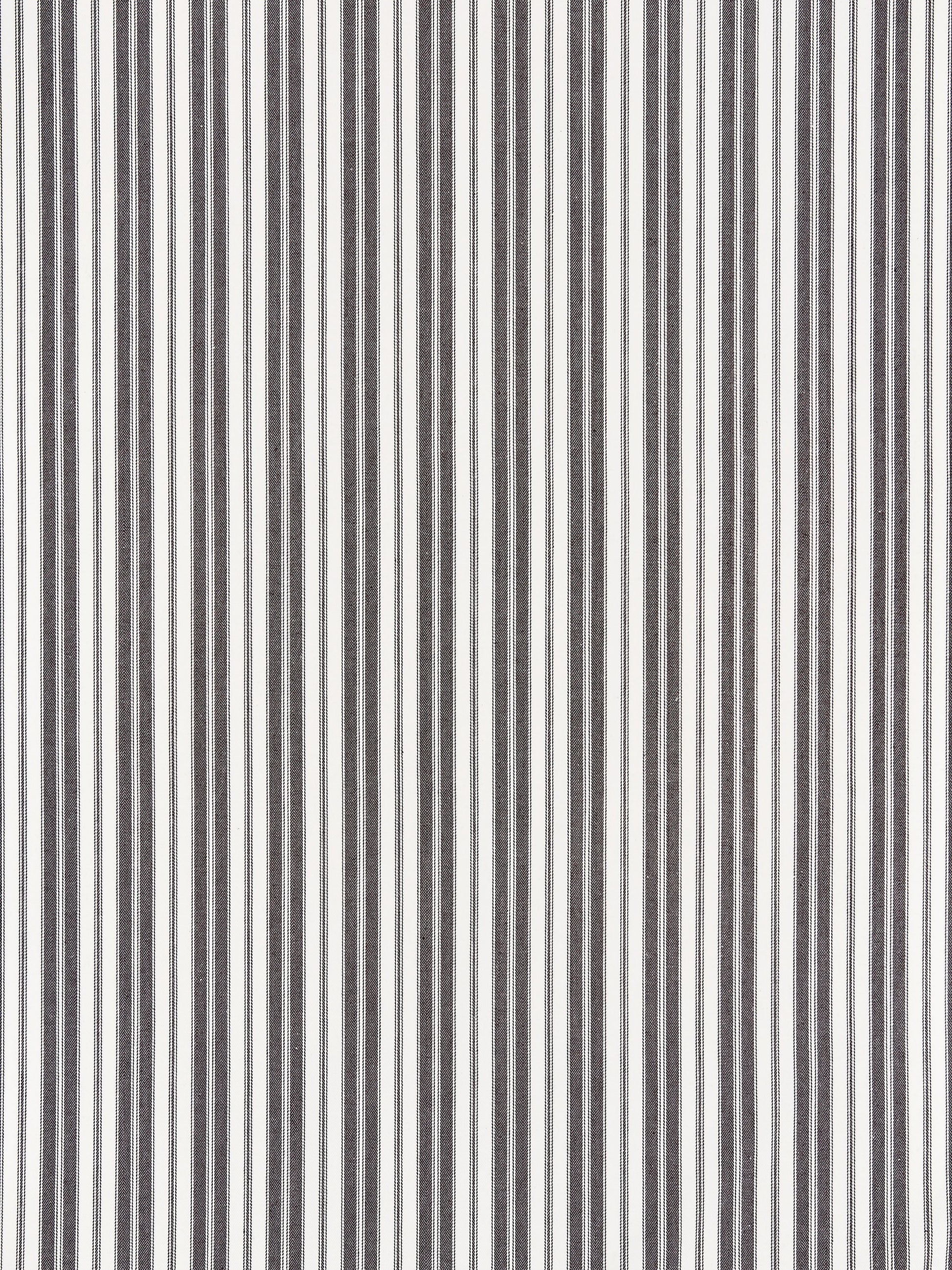 SCALAMANDRE  DEVON TICKING STRIPE FABRIC CHARCOAL   - SC 000527115