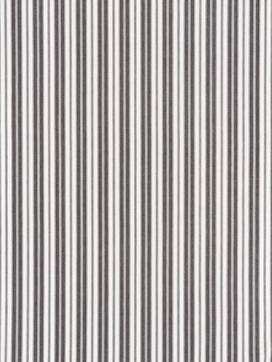 SCALAMANDRE  DEVON TICKING STRIPE FABRIC CHARCOAL   - SC 000527115