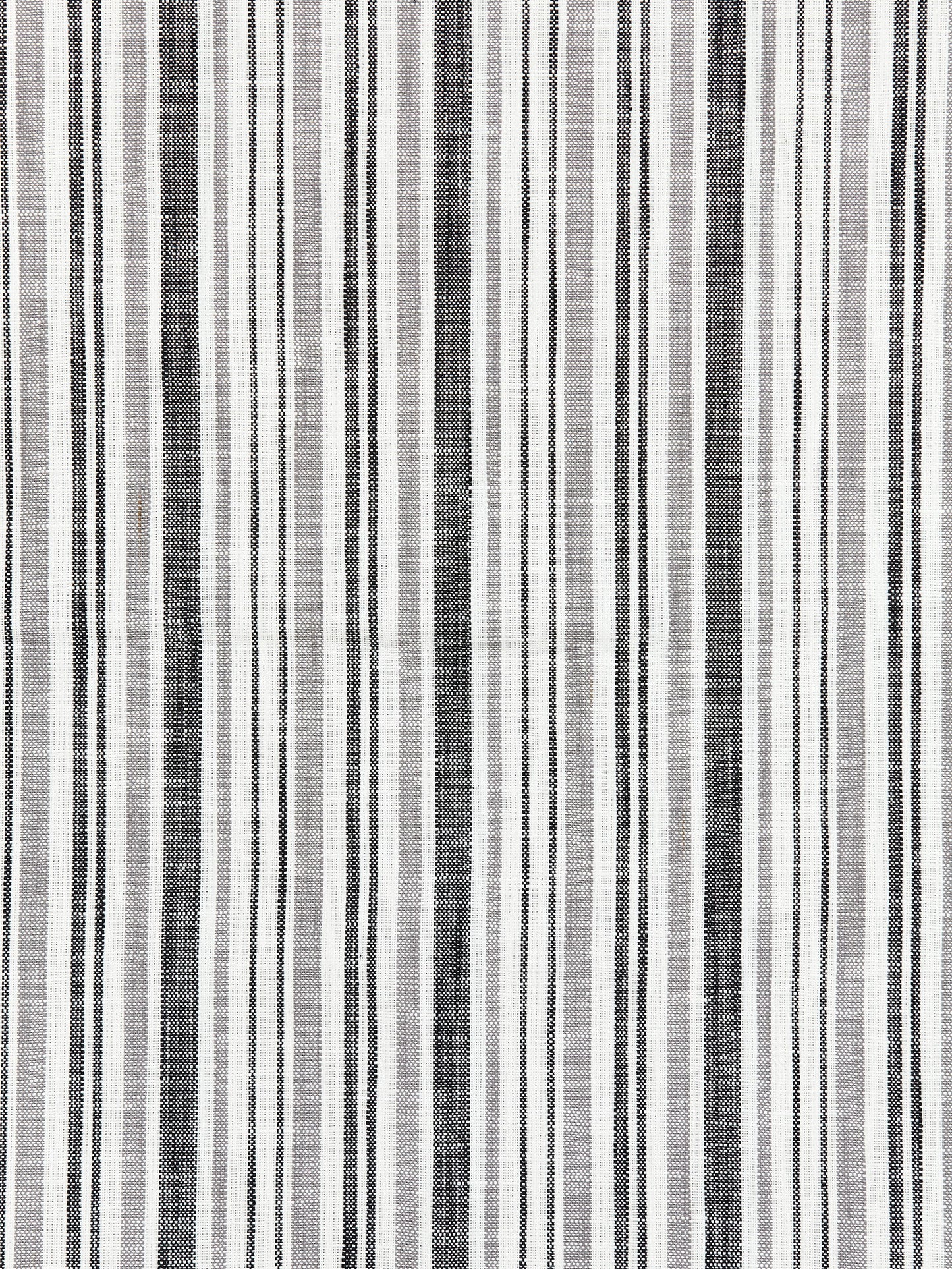 SCALAMANDRE  PEMBROKE STRIPE FABRIC CHARCOAL   - SC 000527116