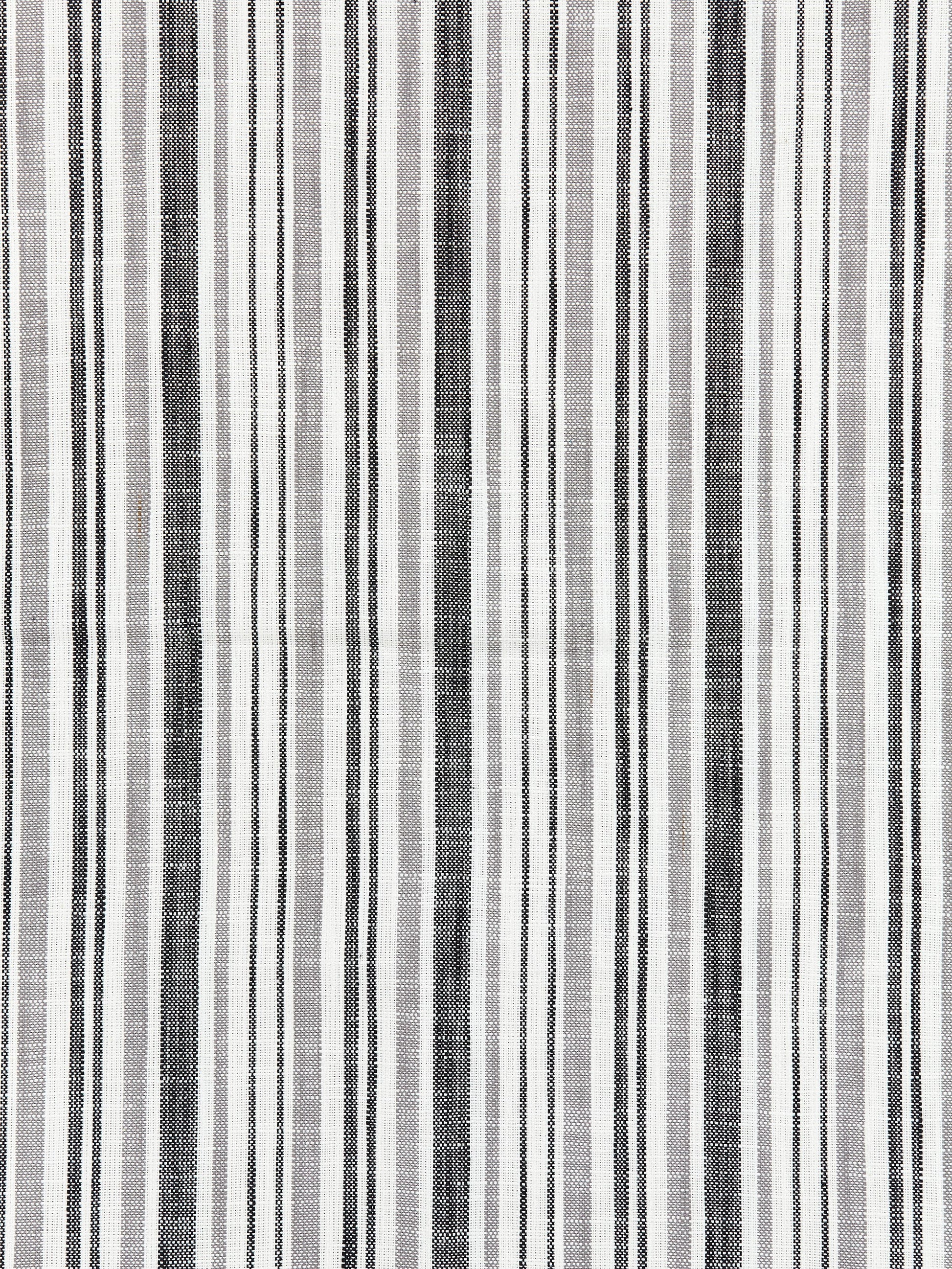 SCALAMANDRE  PEMBROKE STRIPE FABRIC CHARCOAL   - SC 000527116