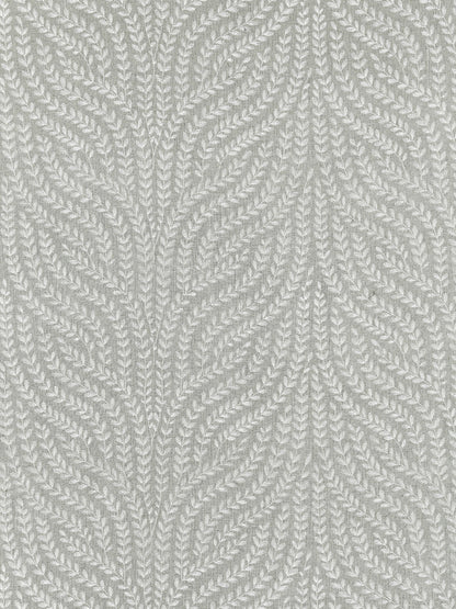SCALAMANDRE  WILLOW VINE EMBROIDERY FABRIC FRENCH GREY   - SC 000527125 NEW SKU # SC271250005