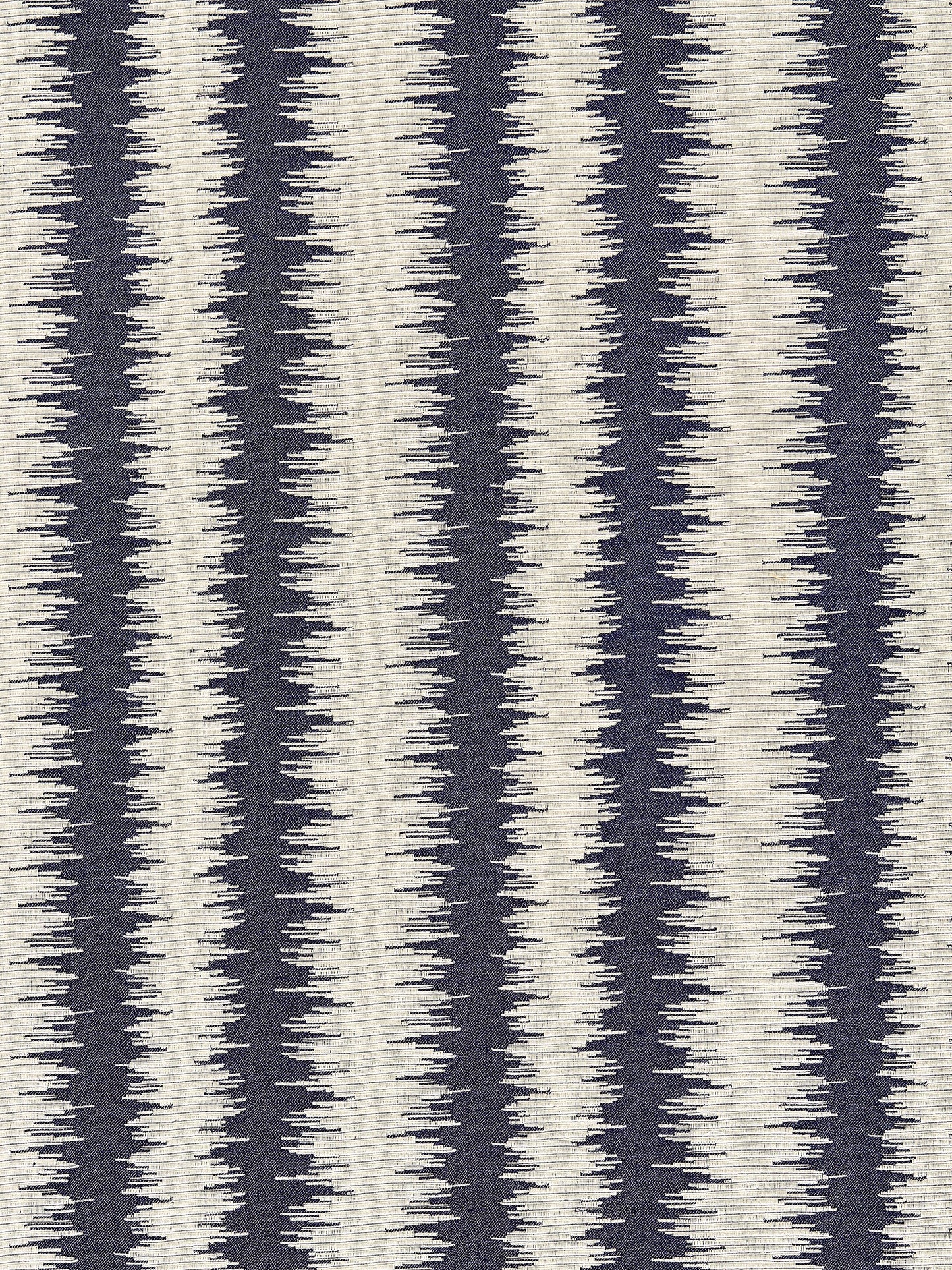 SCALAMANDRE  KONYA IKAT STRIPE FABRIC INDIGO   - SC 000527138