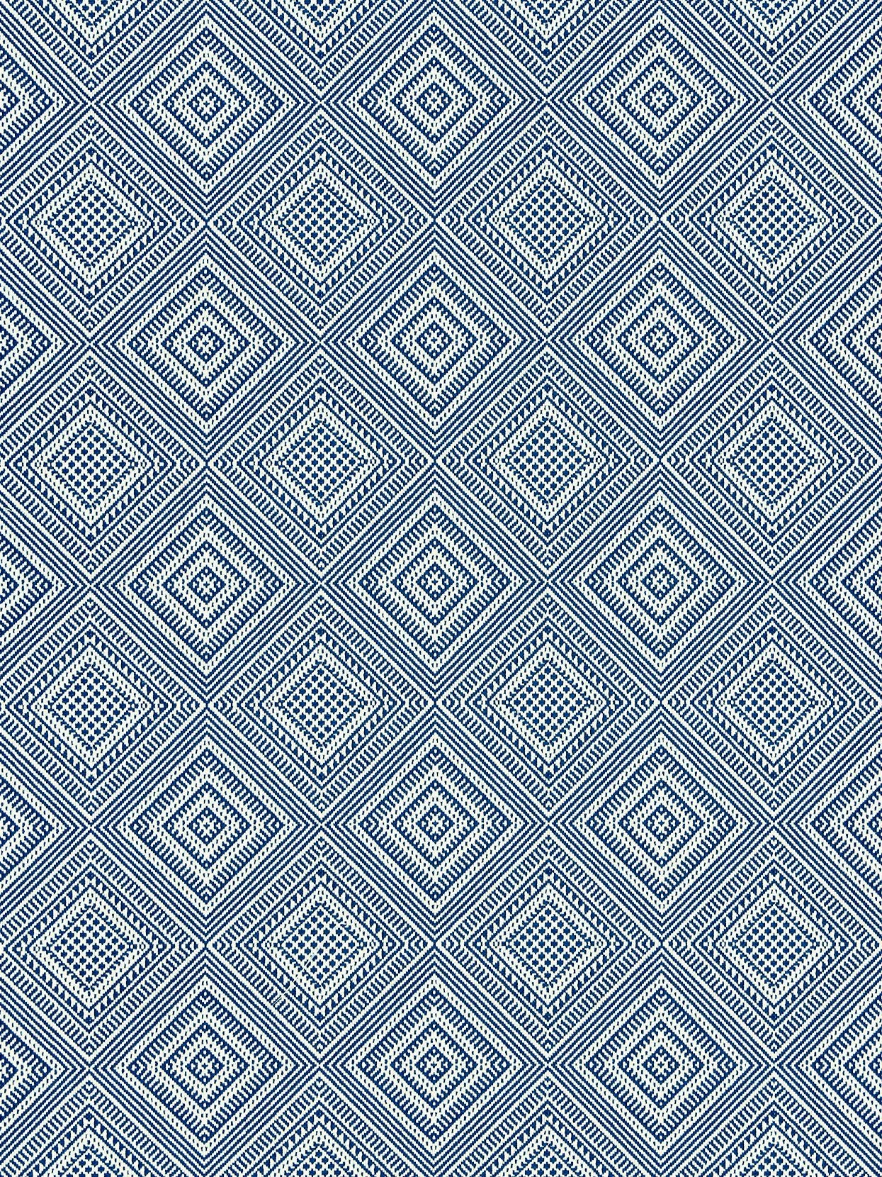 SCALAMANDRE  ANTIGUA WEAVE FABRIC INDIGO   - SC 000527197