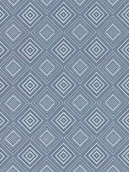 SCALAMANDRE  ANTIGUA WEAVE FABRIC INDIGO   - SC 000527197 NEW SKU # SC271970005