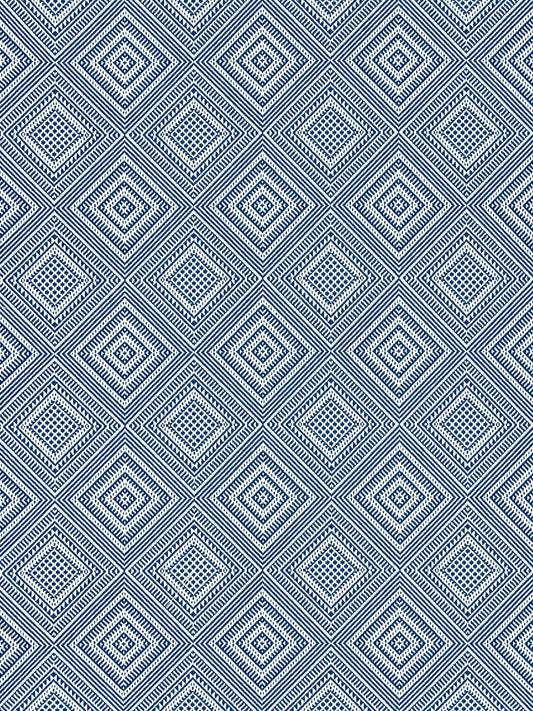 SCALAMANDRE  ANTIGUA WEAVE FABRIC INDIGO   - SC 000527197