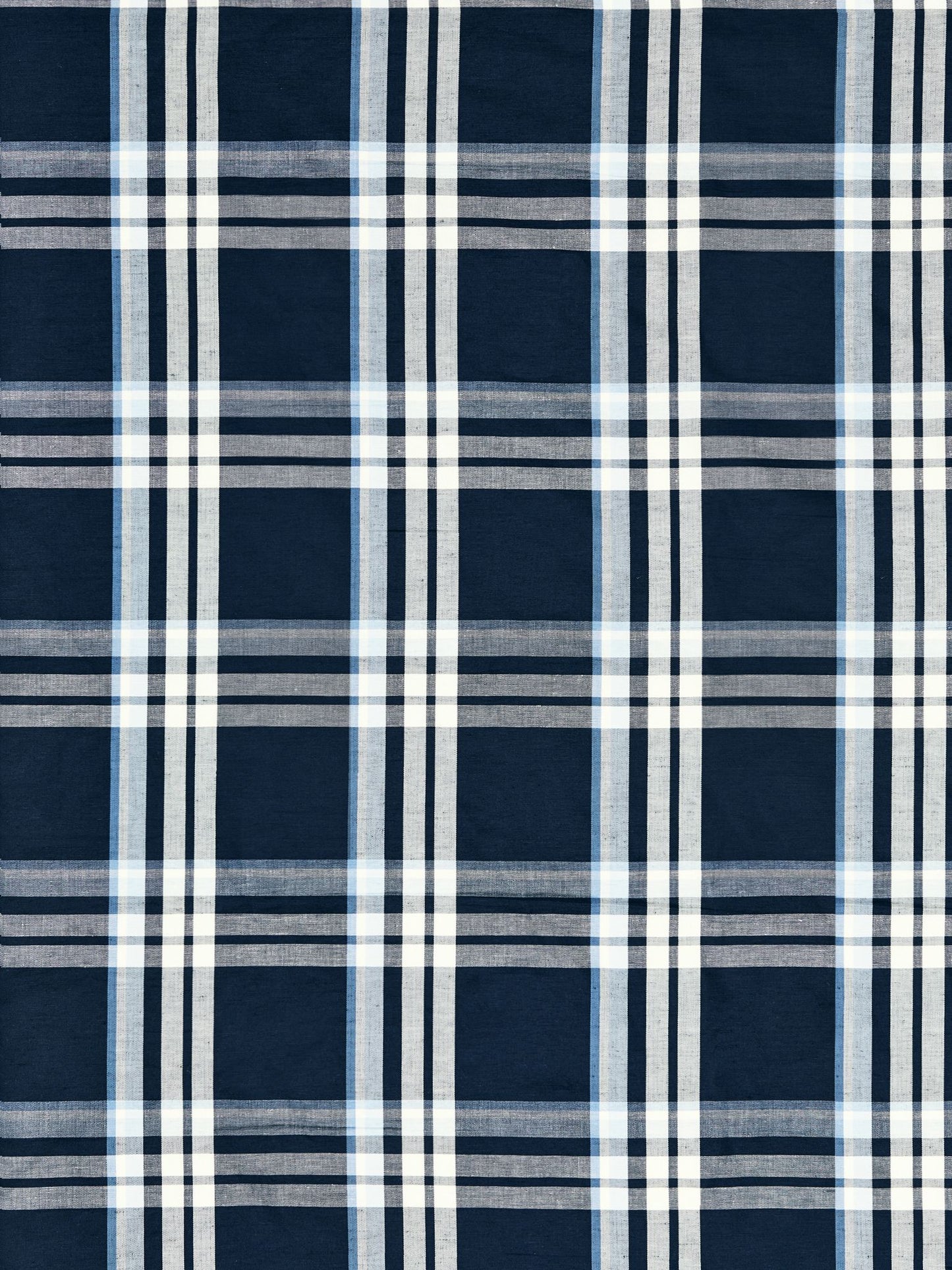 SCALAMANDRE OUTLET  FABRIC MODO PLAID  FABRIC BLUESTONE   - SC 000527221