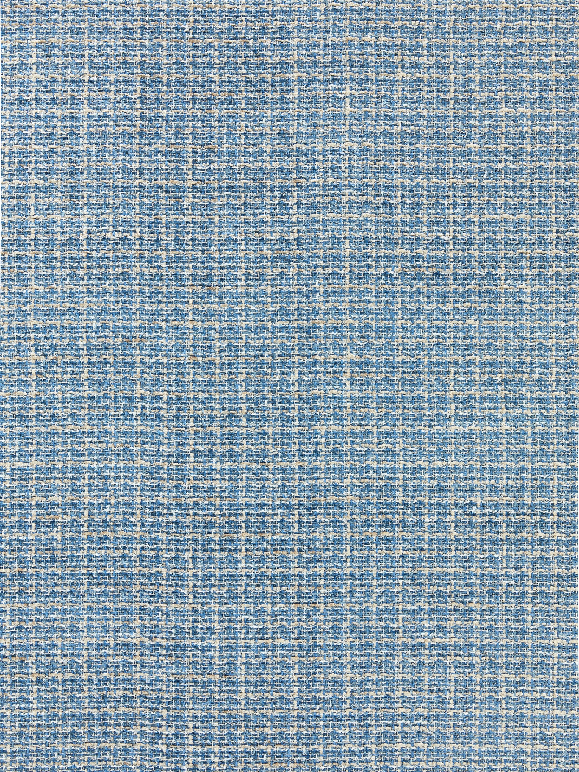 SCALAMANDRE  HIGHLAND CHENILLE FABRIC BLUE MOOD   - SC 000527257