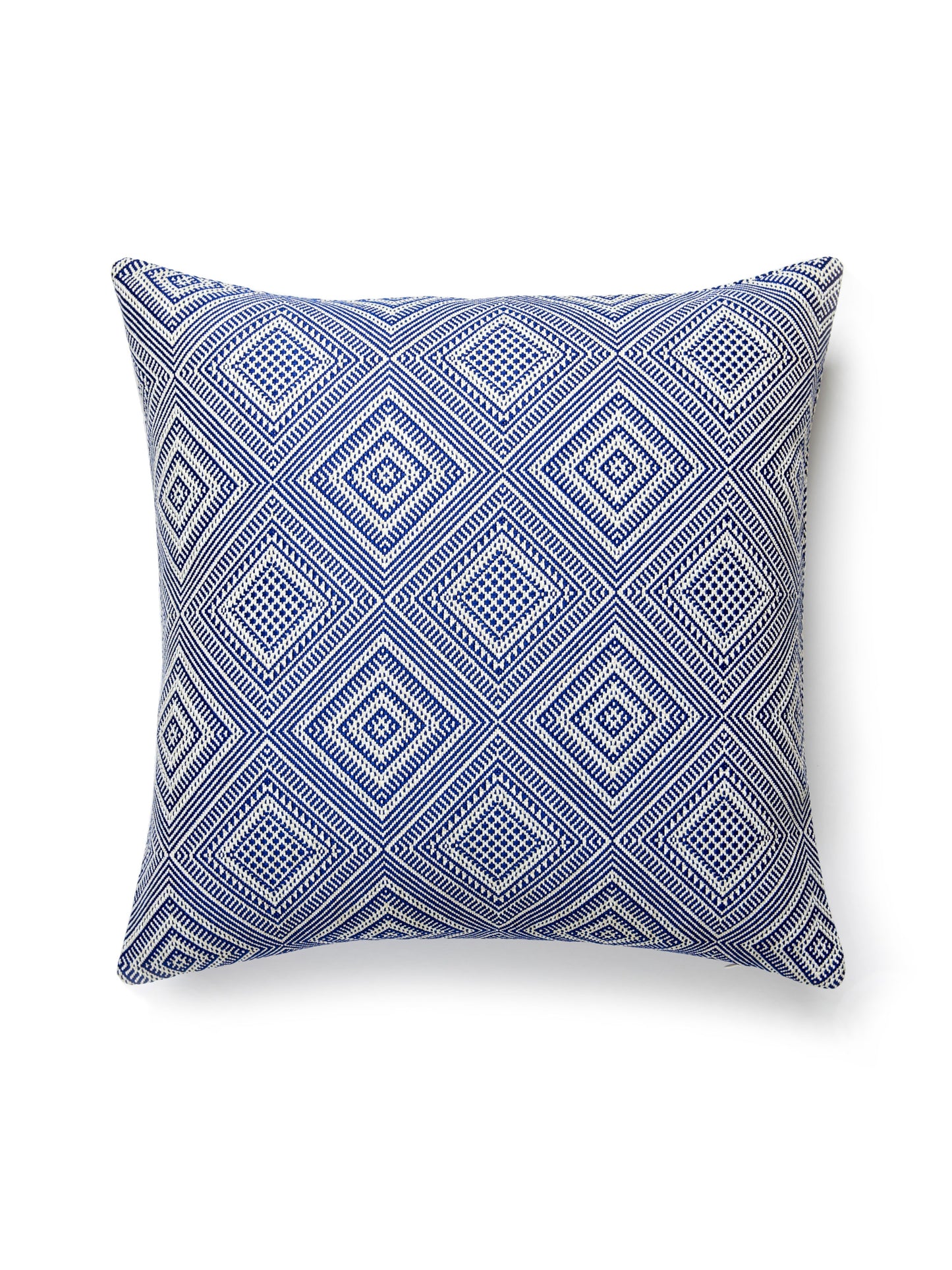 SCALAMANDRE PILLOWS   DIAMOND / OGEE 
GEOMETRIC SQUARE    - SC 0005ANTGPILL