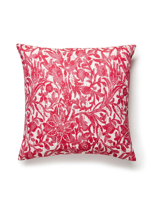 SCALAMANDRE PILLOWS   BOTANICAL / FOLIAGE 
FLORAL SQUARE    - SC 0005BALIPILL NEW SKU # SCBALIPILL0005