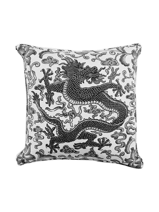 SCALAMANDRE PILLOWS   BIRD / ANIMAL 
BOTANICAL / FOLIAGE 
CHINOISERIE SQUARE    - SC 0005DRAGONPIL