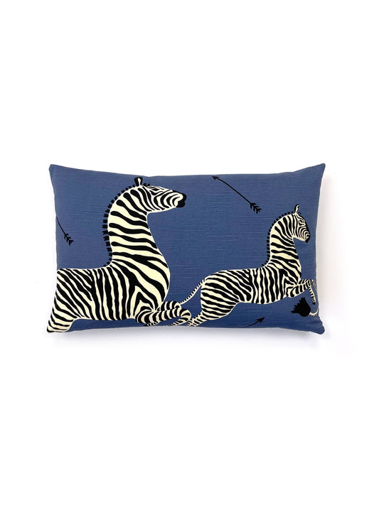 SCALAMANDRE PILLOWS   BIRD / ANIMAL LUMBAR    - SC 0005LZEBRAPIL