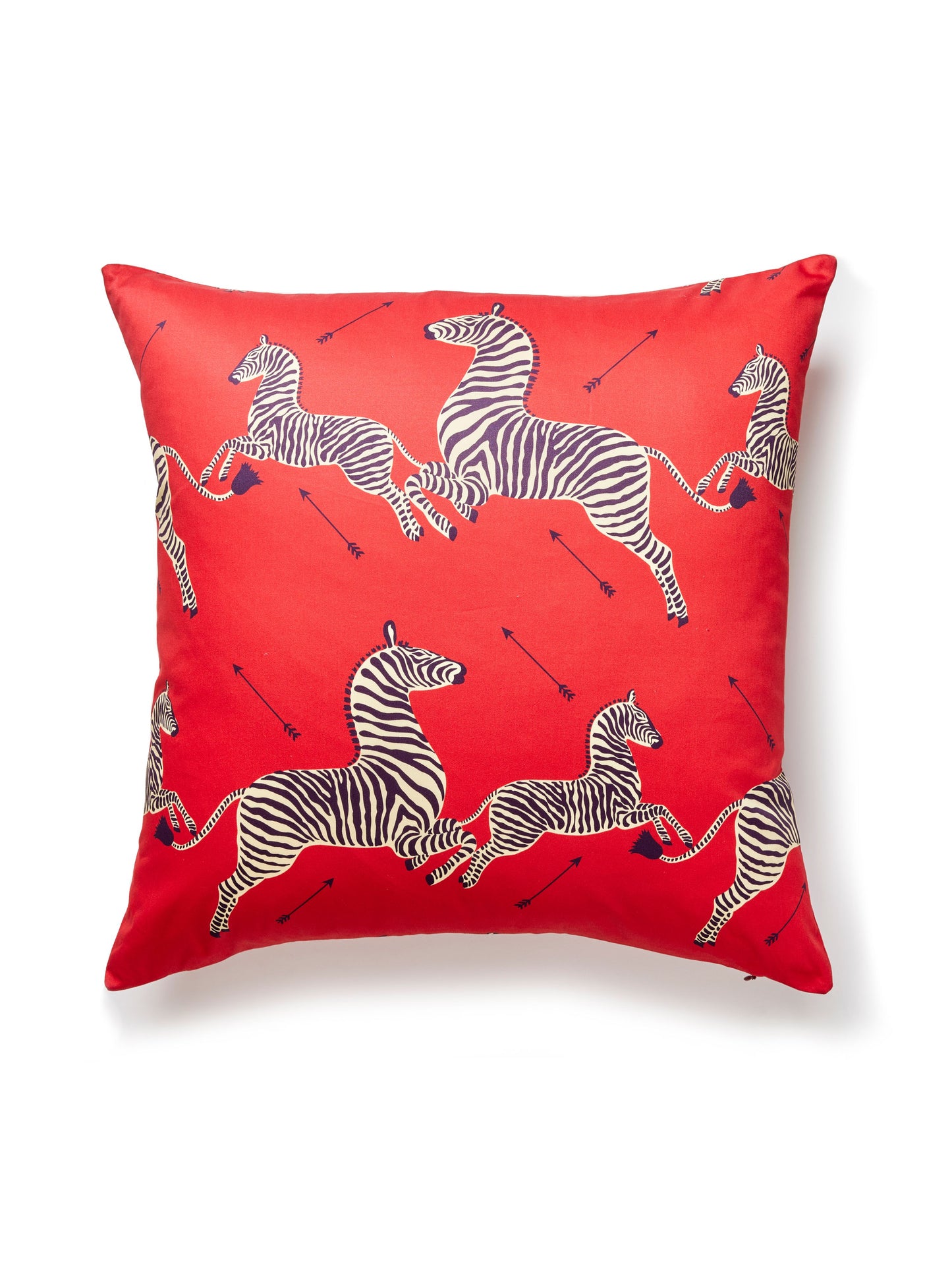 SCALAMANDRE PILLOWS   BIRD / ANIMAL 
GRAPHIC SQUARE    - SC 0005PZEBPILL