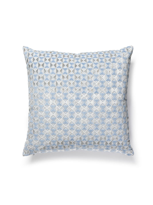 SCALAMANDRE PILLOWS   GEOMETRIC 
SMALL SCALE 
STRIE SQUARE    - SC 0005SDDK27324 NEW SKU # SCSDDK273240005