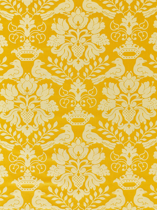 SCALAMANDRE  LOVE BIRD FABRIC GOLD   - SC 00061098MM