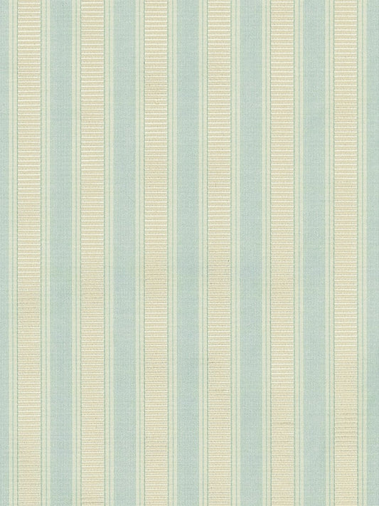 SCALAMANDRE  SHIRRED STRIPE FABRIC BLUE & GREY   - SC 0006121M