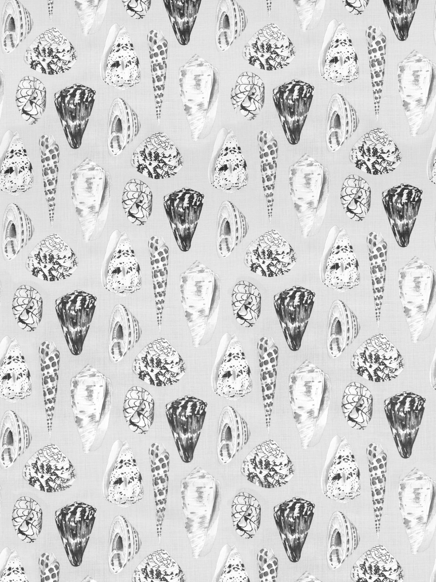 SCALAMANDRE  COQUINA LINEN PRINT FABRIC GRAPHITE   - SC 000616397 NEW SKU # SC163970006