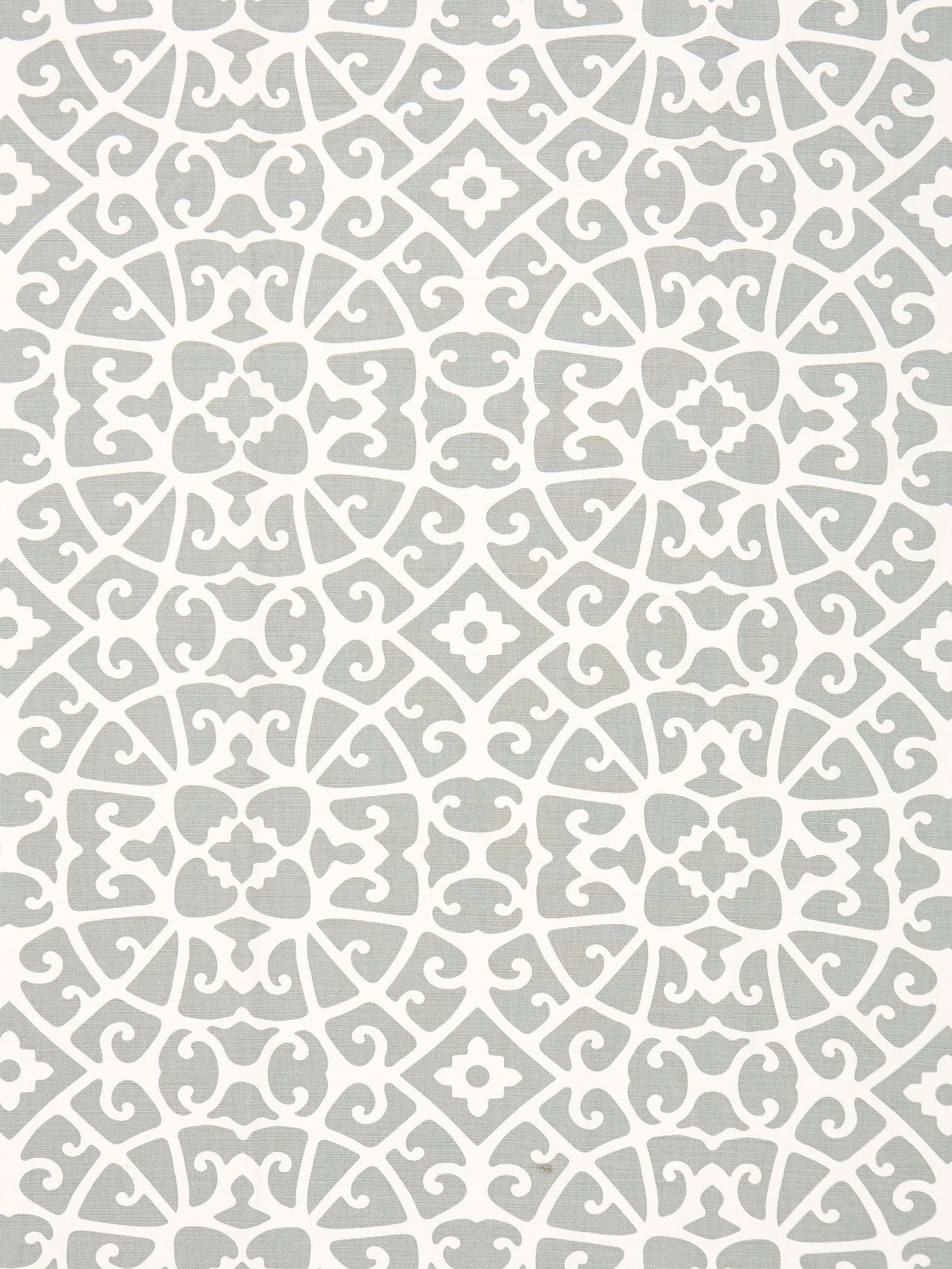 SCALAMANDRE  ANSHUN LATTICE FABRIC PEWTER   - SC 000616559