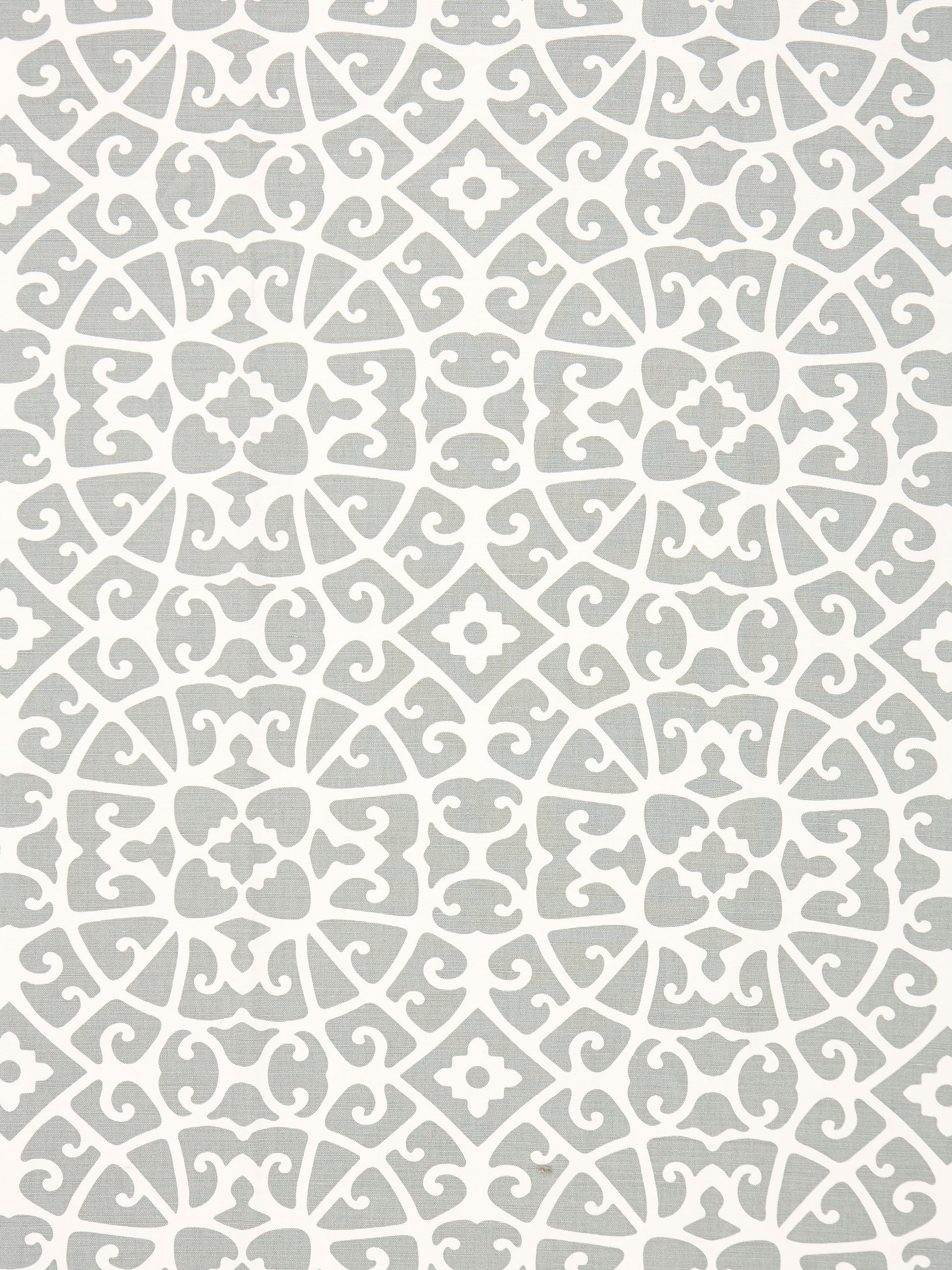 SCALAMANDRE  ANSHUN LATTICE FABRIC PEWTER   - SC 000616559