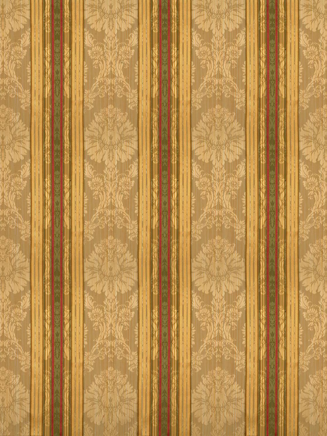 SCALAMANDRE  SANTA MARGARITA FABRIC MULTI ON OCHRE   - SC 000626166