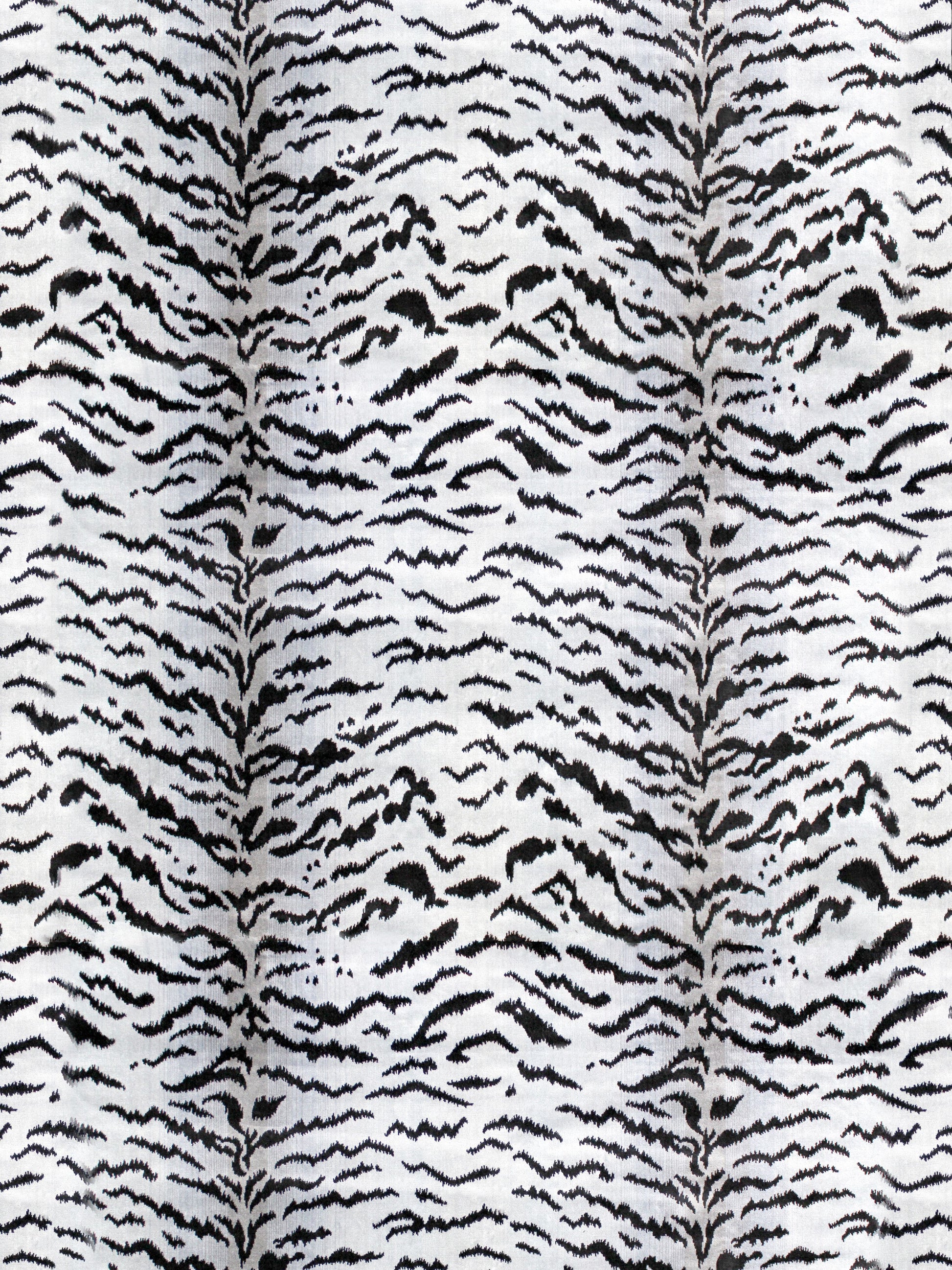 SCALAMANDRE  TIGRE FABRIC OFF-WHITE & BLACK   - SC 000626167MMA