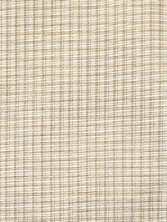 SCALAMANDRE  ASTOR CHECK FABRIC STRAW   - SC 000626983