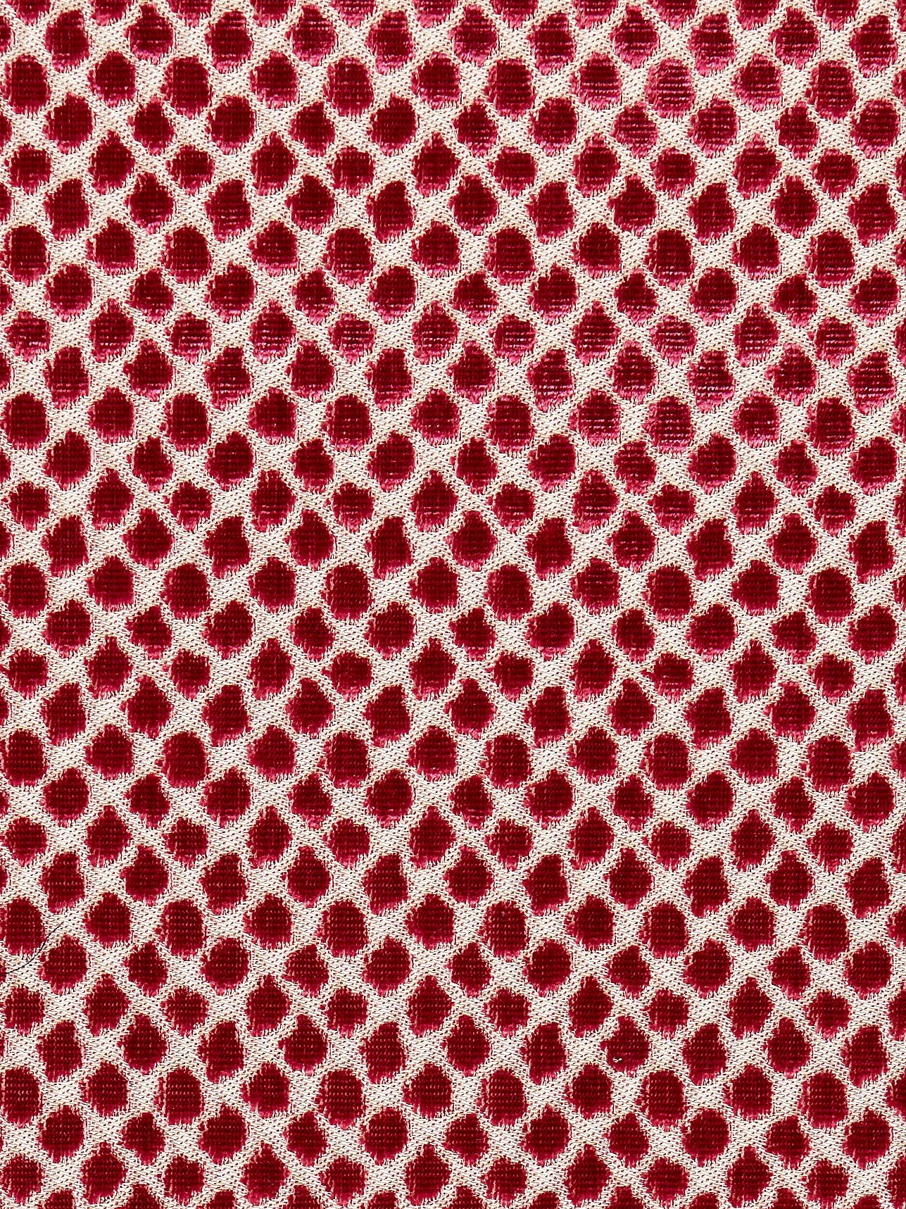 SCALAMANDRE  ETOSHA VELVET FABRIC FRAMBOISE   - SC 000627022