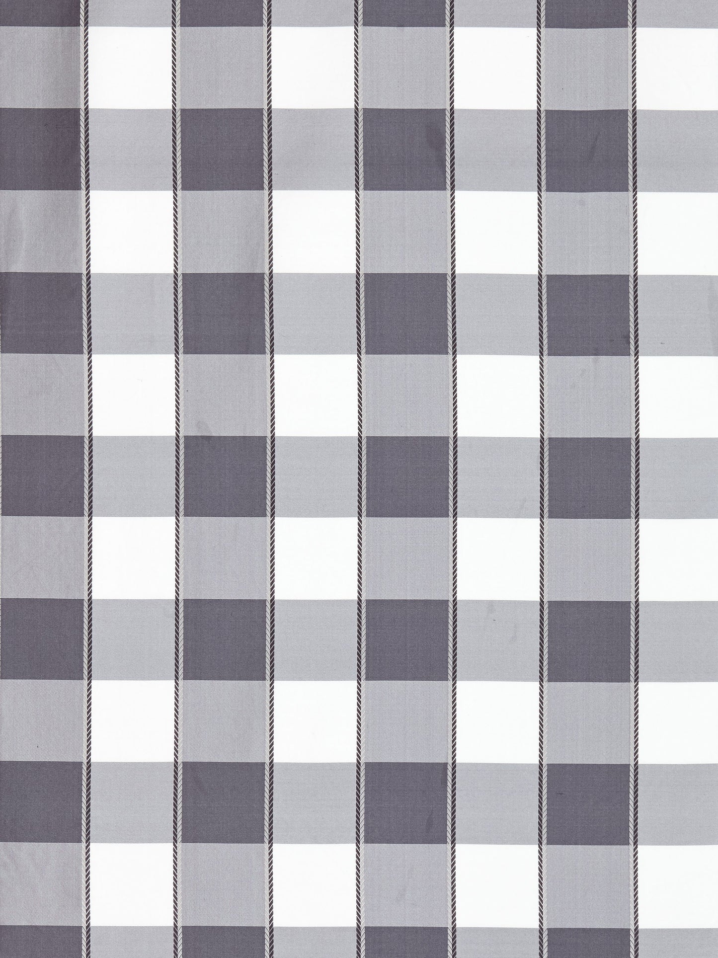 SCALAMANDRE OUTLET  FABRIC CHELSEA CHECK  FABRIC NICKEL   - SC 000627024