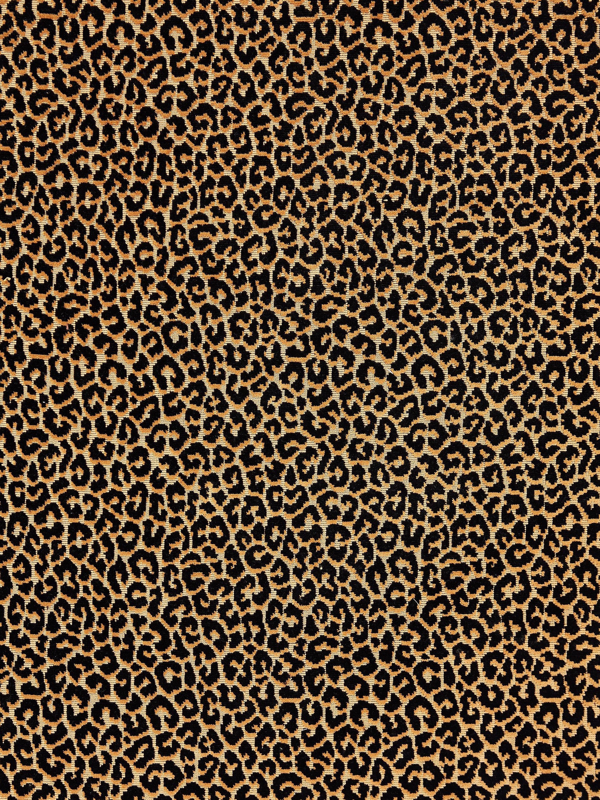 SCALAMANDRE  PANTHERA VELVET FABRIC EBONY   - SC 000627037