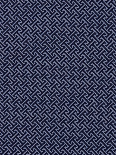 SCALAMANDRE  MANDARIN WEAVE FABRIC INDIGO   - SC 000627102