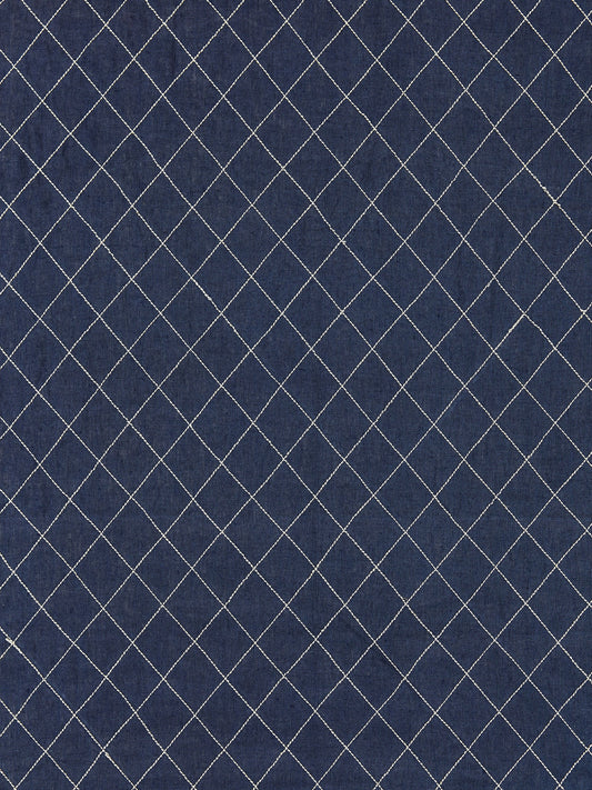 SCALAMANDRE OUTLET  FABRIC COUNTERPANE  FABRIC INDIGO   - SC 000627150