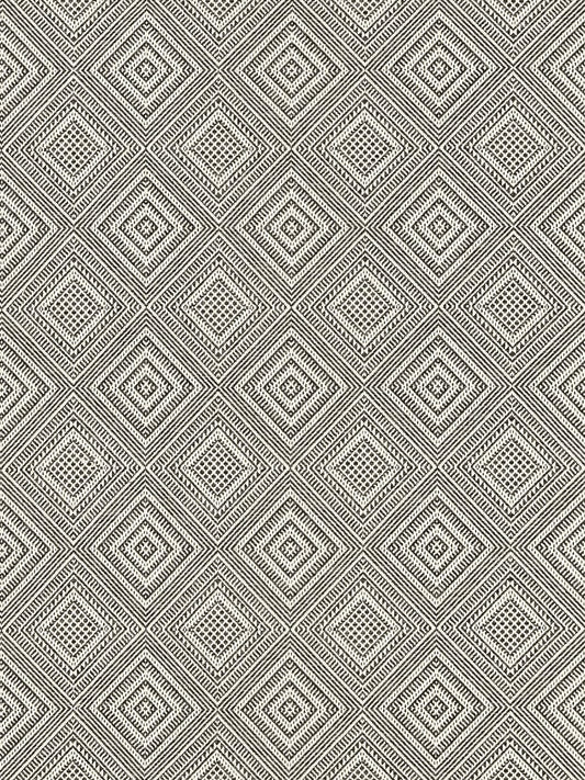 SCALAMANDRE  ANTIGUA WEAVE FABRIC CARBON   - SC 000627197