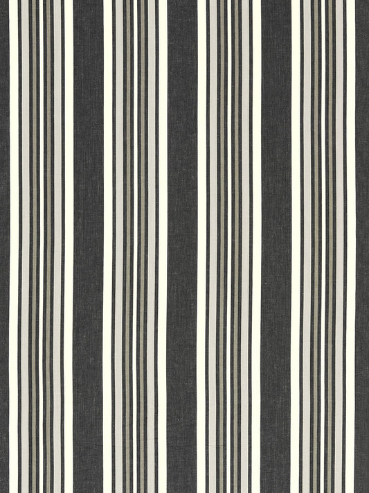 SCALAMANDRE OUTLET  FABRIC STRADA STRIPE  FABRIC EBONY   - SC 000627220