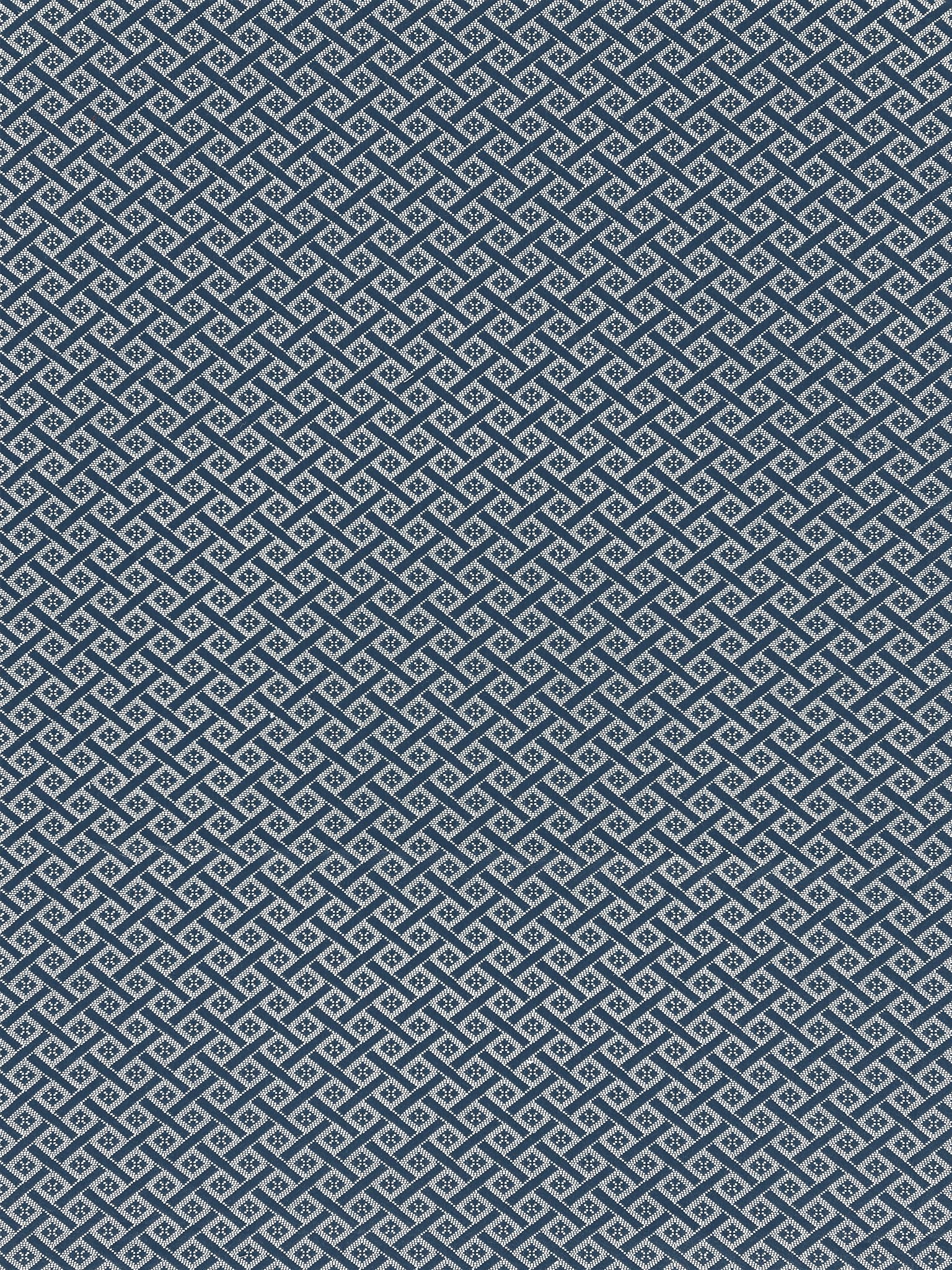 SCALAMANDRE  DIAMANTE MATELASSE FABRIC NAVY   - SC 000627223