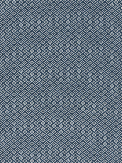 SCALAMANDRE  DIAMANTE MATELASSE FABRIC NAVY   - SC 000627223 NEW SKU # SC272230006