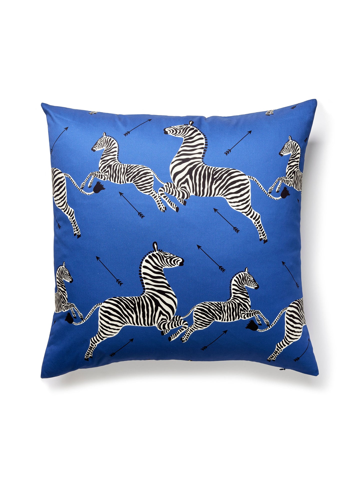 SCALAMANDRE PILLOWS   BIRD / ANIMAL 
GRAPHIC SQUARE    - SC 0006PZEBPILL