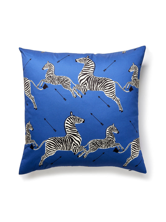 SCALAMANDRE PILLOWS   BIRD / ANIMAL 
GRAPHIC SQUARE    - SC 0006PZEBPILL NEW SKU # SCPZEBPILL0006