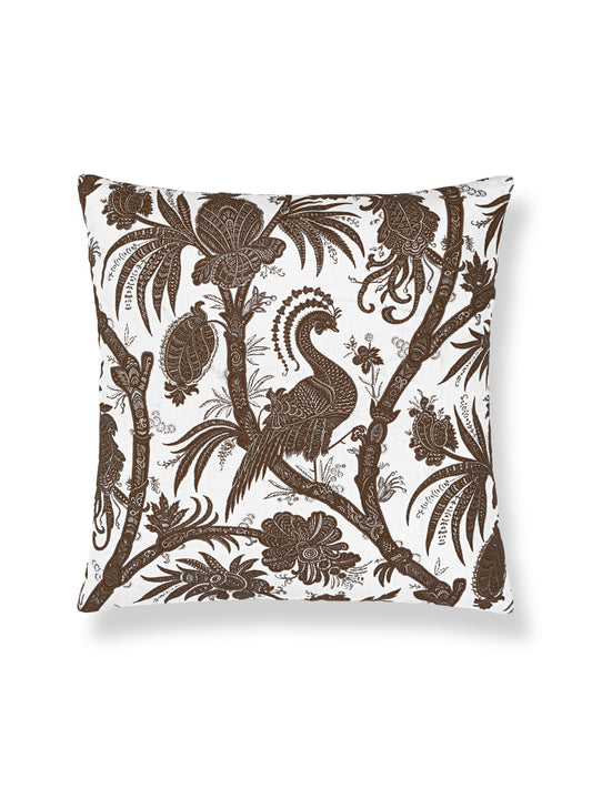 SCALAMANDRE PILLOWS   BIRD / ANIMAL 
BOTANICAL / FOLIAGE SQUARE    - SC 0006SDDK16575 NEW SKU # SCSDDK165750006