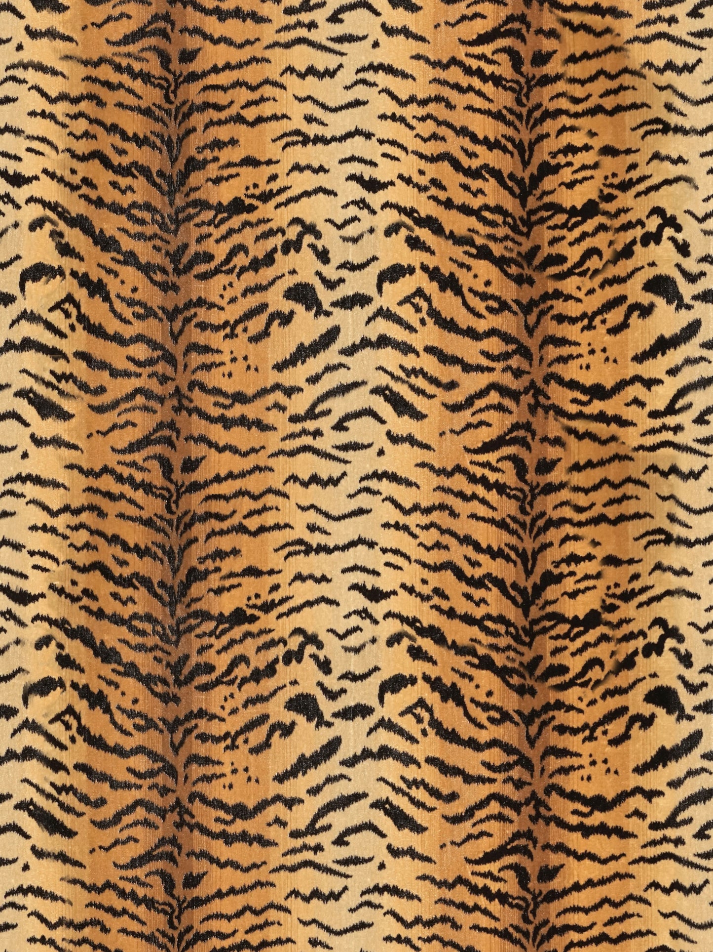 SCALAMANDRE  TIGRE FABRIC IVORY, GOLD & BLACK   - SC 000726167MMA