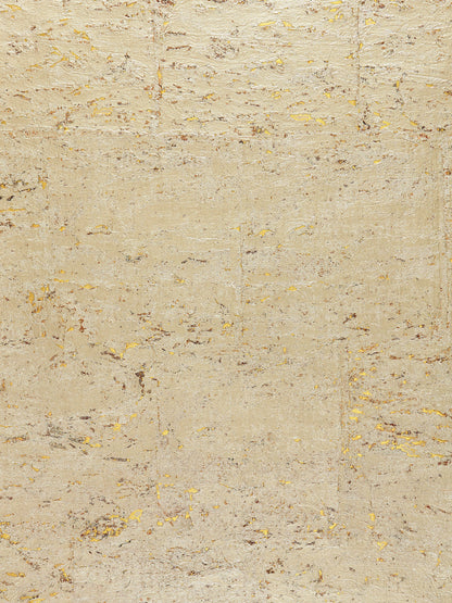 SCALAMANDRE  METAL CORK TEXTURE WHITE GOLD   - SC 0007WP88336 NEW SKU # SCWP883360007