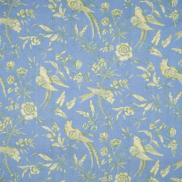 SCALAMANDRE  AVIARY FABRIC SKY   - SC 000816352