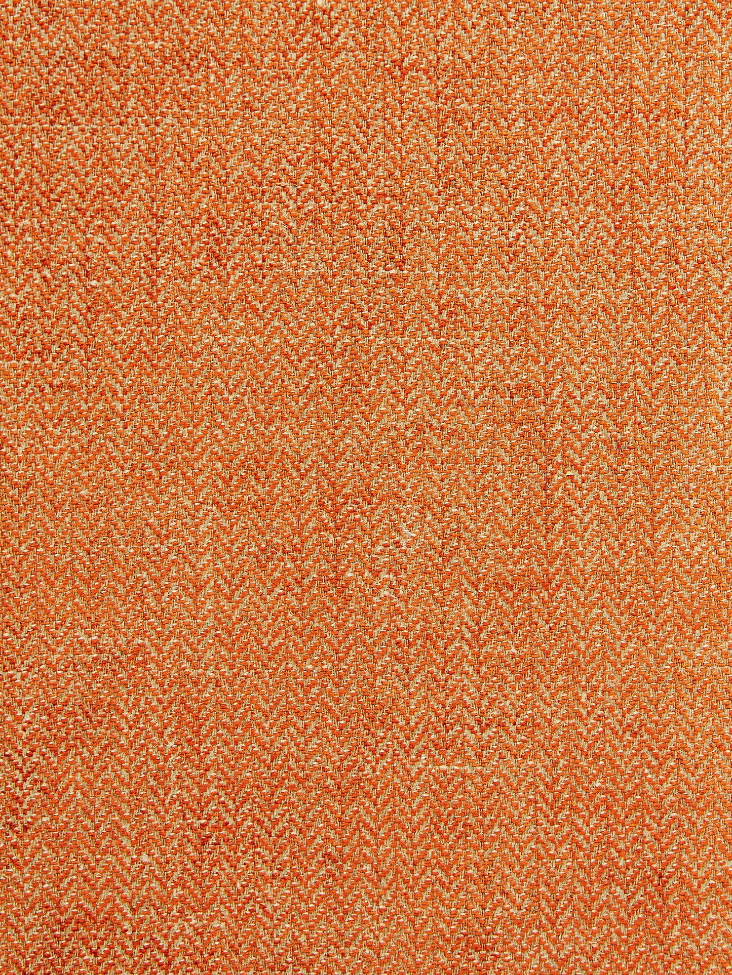 SCALAMANDRE OUTLET  FABRIC OXFORD HERRINGBONE WEAVE  FABRIC MANDARIN   - SC 000927006