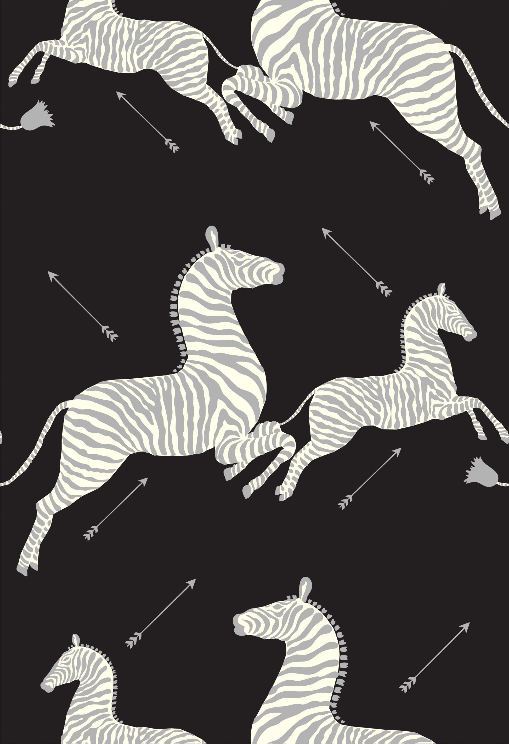 SC-0009WP81388M--ZEBRAS---WALLPAPER