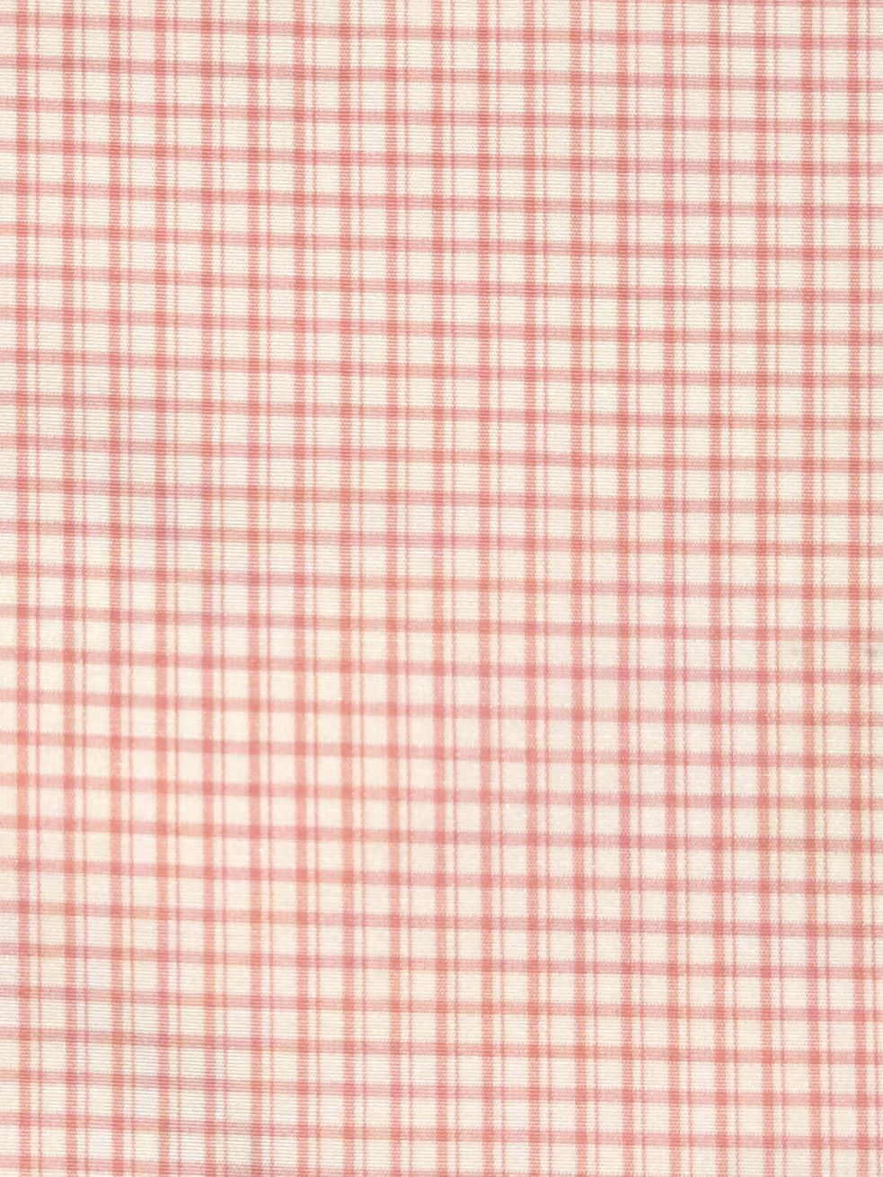 SCALAMANDRE  ASTOR CHECK FABRIC PEONY   - SC 001026983