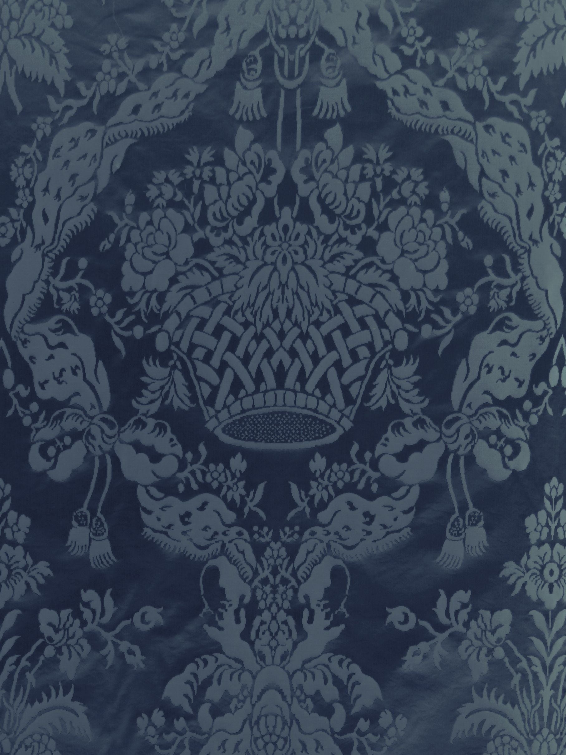 SCALAMANDRE  GABRIEL FABRIC BLUE   - SC 001220355M