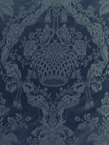 SCALAMANDRE  GABRIEL FABRIC BLUE   - SC 001220355M NEW SKU # SC20355M0012