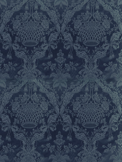 SCALAMANDRE  GABRIEL FABRIC BLUE   - SC 001220355M NEW SKU # SC20355M0012