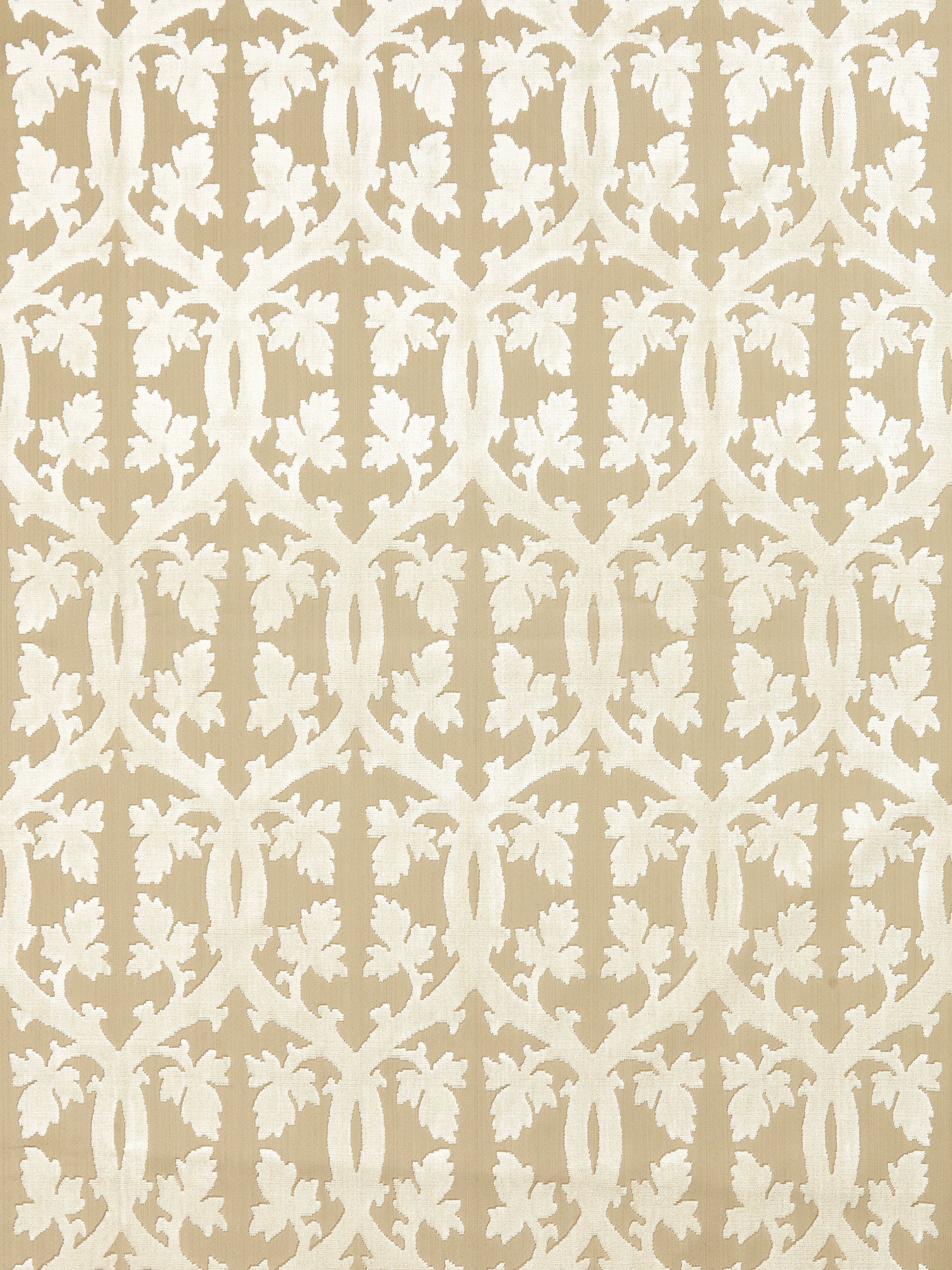 SCALAMANDRE  FALK MANOR HOUSE FABRIC ALABASTER   - SC 001326690M